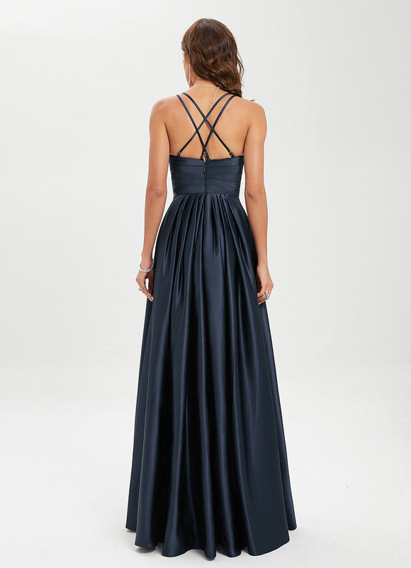 Robe de Soirée Satin Éclairée - gallery 4