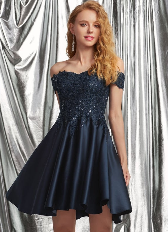 Robe Soirée Satinée - gallery 1