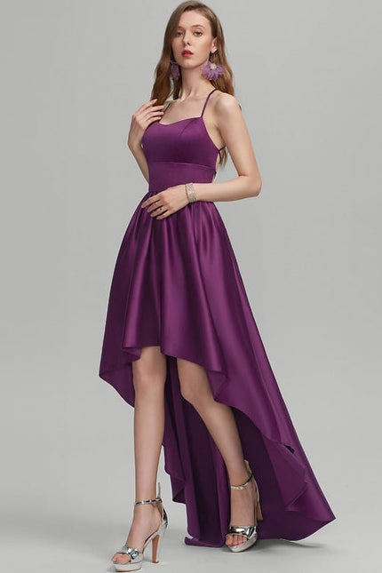 Robe de Soirée Satin Daméthyste