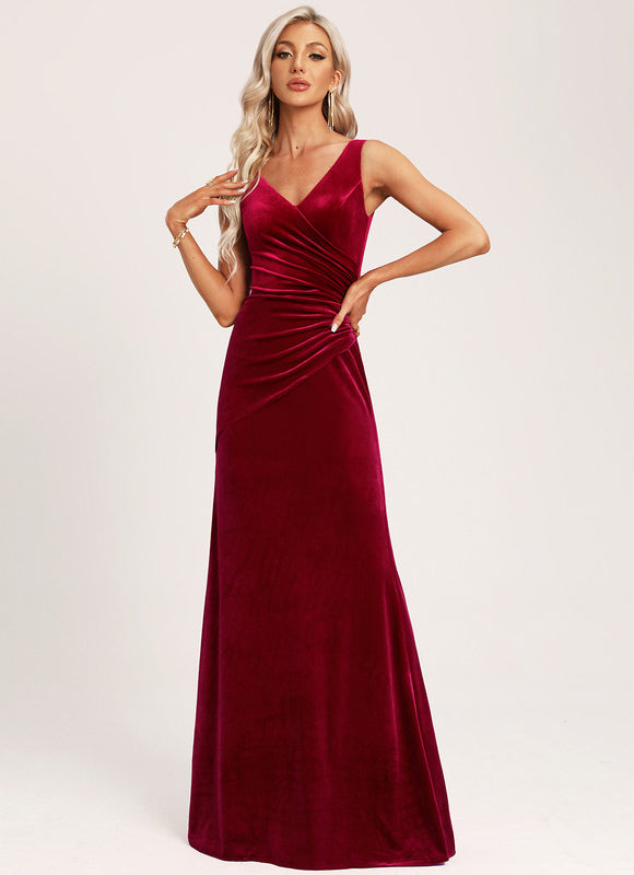 Robe de Soirée Velours Couture