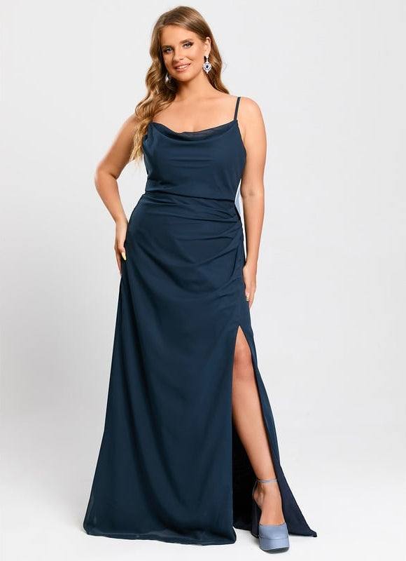 Robe De Soirée En Mousseline - gallery 7