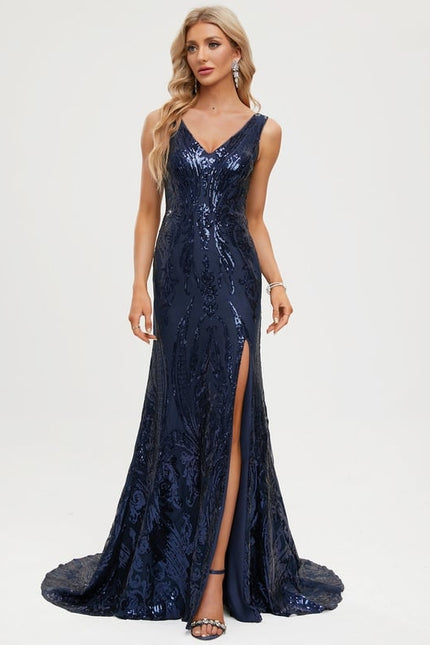 Robe de Soirée Éclat Marine Couture - gallery 8