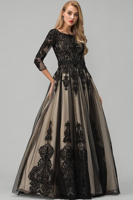 Robe de Soirée Nuit Majestueuse