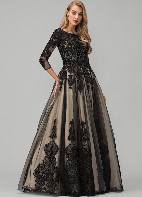 Robe de Soirée Nuit Majestueuse