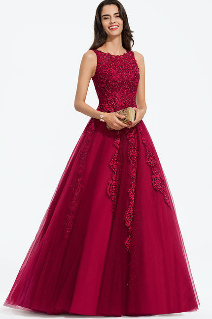 Robe de Soirée Cerise Éclatante - gallery 3