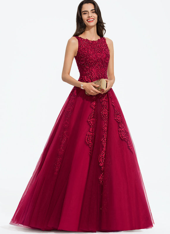Robe de Soirée Cerise Éclatante - gallery 3