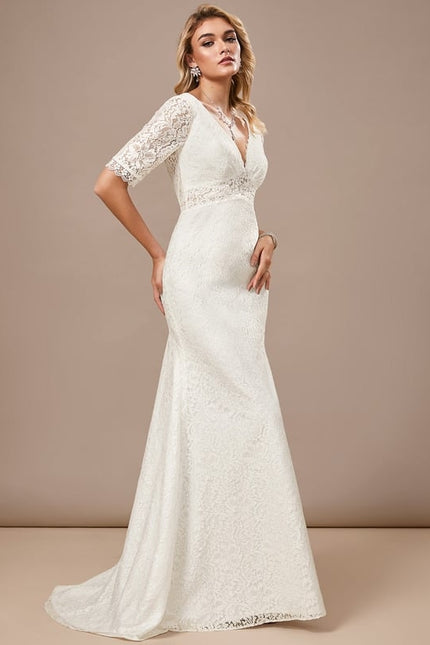 Robe De Soirée Dos Dentelle - gallery 5