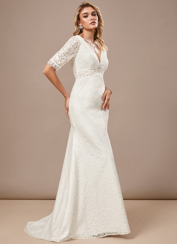 Robe De Soirée Dos Dentelle - gallery 5
