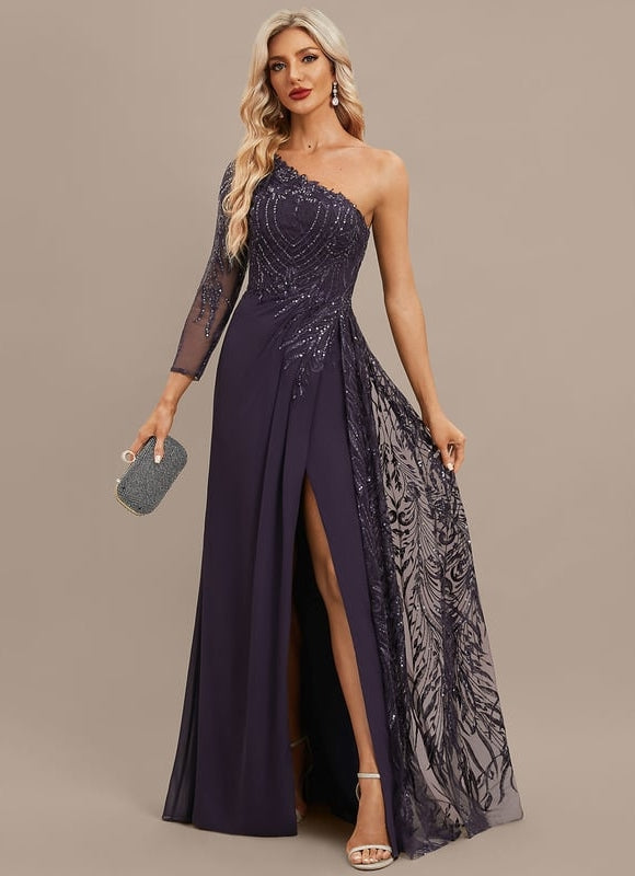 Robe de Soirée Nuit Mystique