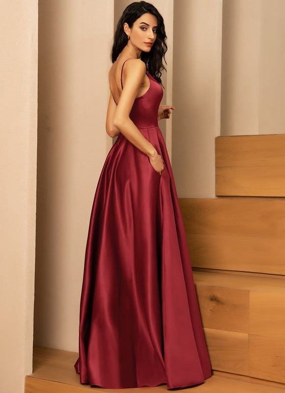 Robe de Soirée Satinée Royale - gallery 3