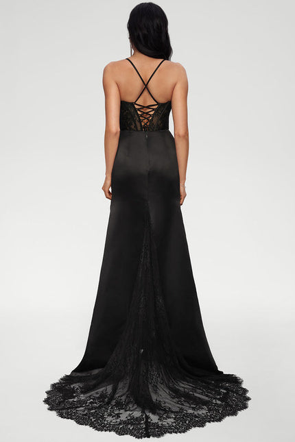 Robe de Soirée Satinée Audacieuse - gallery 3