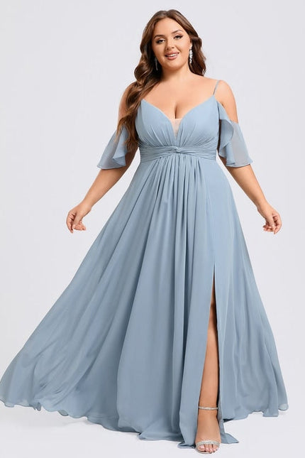 Robe de Soirée Légère Ciel - gallery 8
