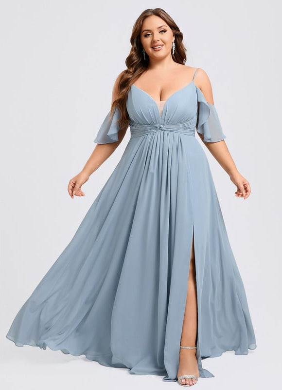 Robe de Soirée Légère Ciel - gallery 8