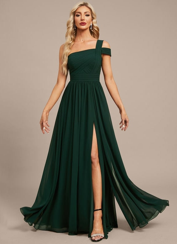 Robe de Soirée Éclat Sombre Émeraude - gallery 1