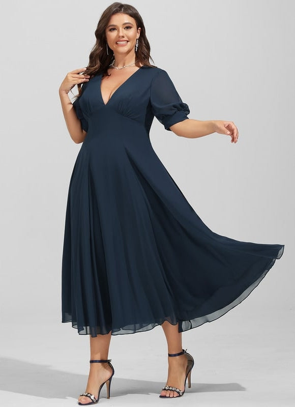 Robe de Soirée Chiffon Modèle V - gallery 7