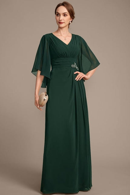 Robe de Soirée Mousseline Chic - gallery 5