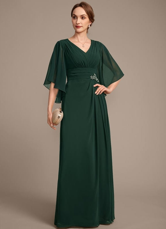 Robe de Soirée Mousseline Chic - gallery 5