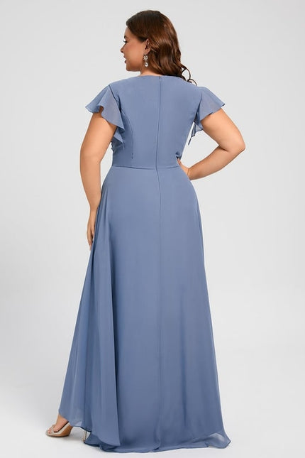 Robe de Soirée Bleu Aérien - gallery 7