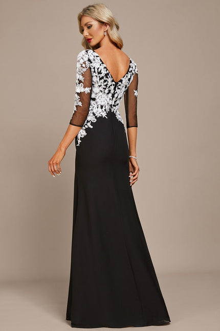 Robe de Soirée Élégance Sombre Astrale - gallery 4