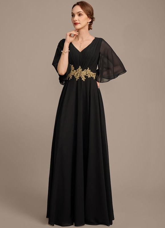 Robe de Soirée Noir Élégant - gallery 3