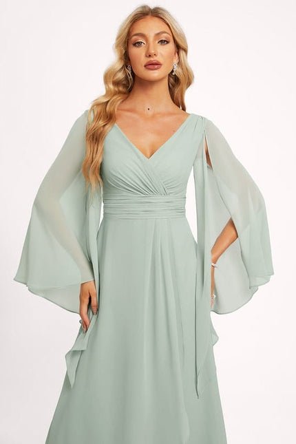 Robe de Soirée Bleu Aérien - gallery 5