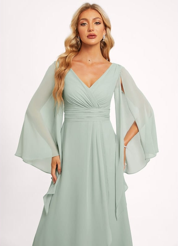 Robe de Soirée Bleu Aérien - gallery 5