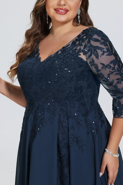 Robe de Soirée Élégance Marine - gallery 9