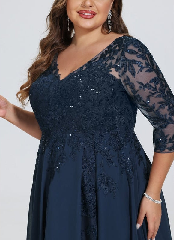 Robe de Soirée Élégance Marine - gallery 9