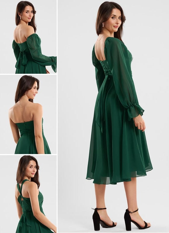 Robe de Soirée Vaporeuse Nocturne - gallery 1