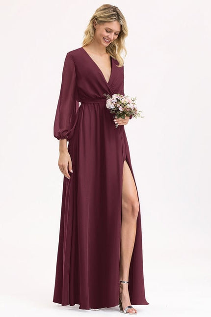 Robe de Soirée Rouge Velours Élégant - gallery 7