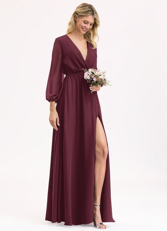 Robe de Soirée Rouge Velours Élégant - gallery 7