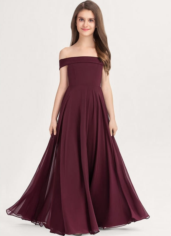 Robe de Soirée Bourgogne Éthéré - gallery 1
