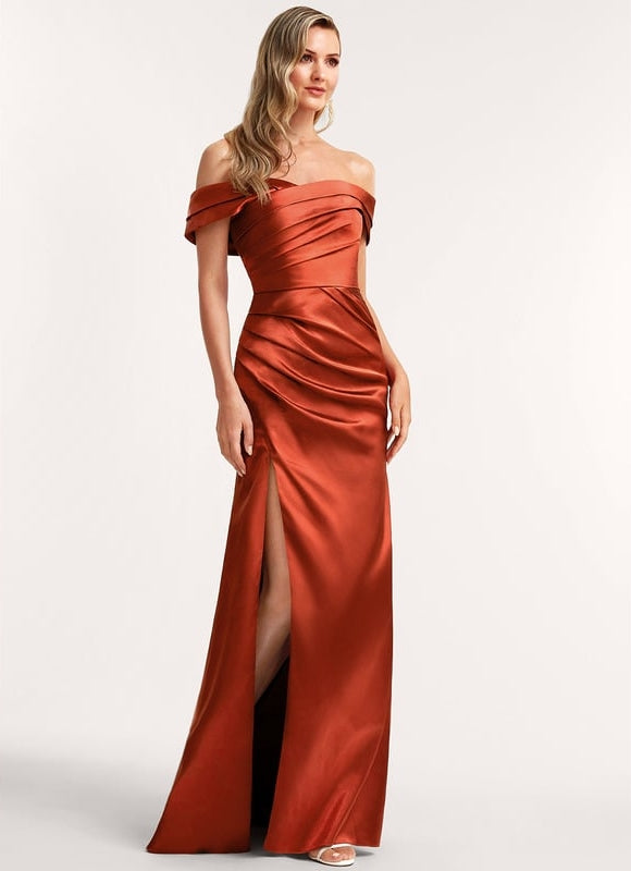 Robe De Soirée Col Bardot - gallery 1