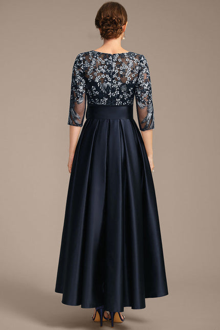 Robe de Soirée Satin Nuit Étoilée - gallery 6