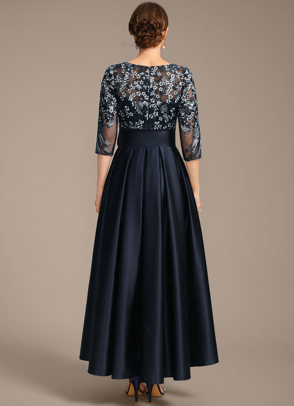 Robe de Soirée Satin Nuit Étoilée - gallery 6