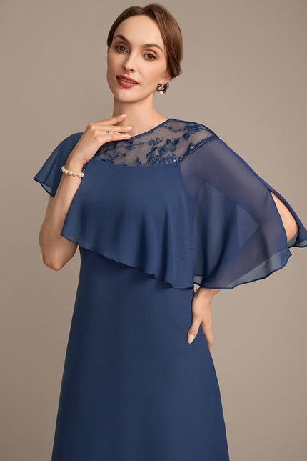 Robe de Soirée Chic Mousseline - gallery 1