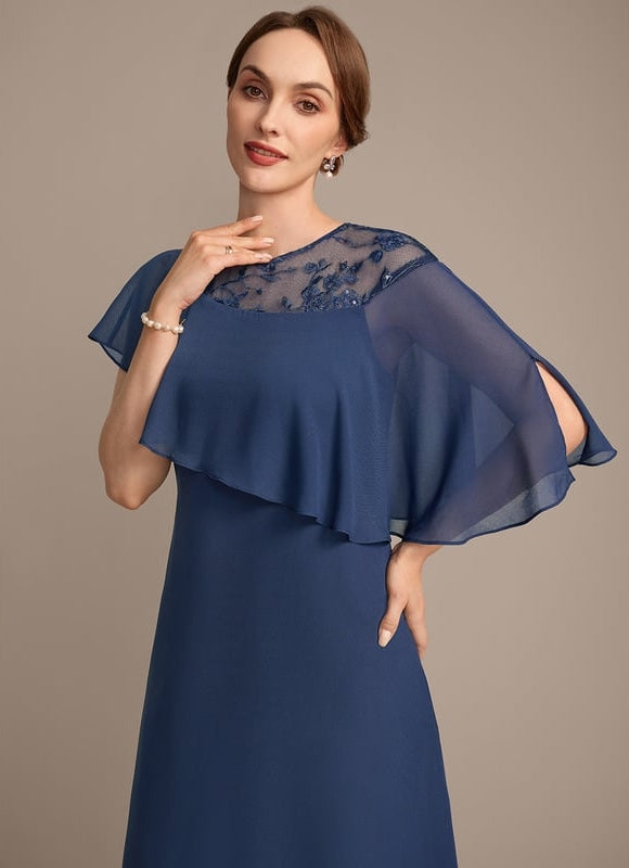 Robe de Soirée Chic Mousseline - gallery 1