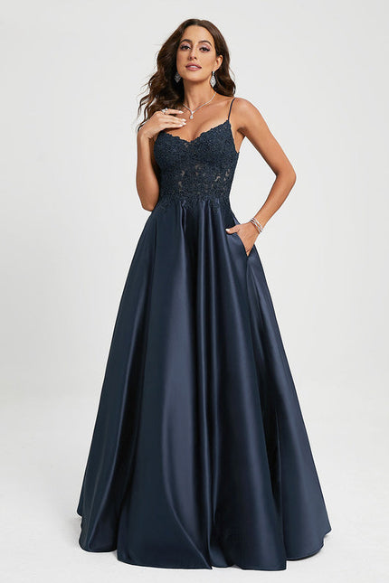 Robe de Soirée Mystique Navale