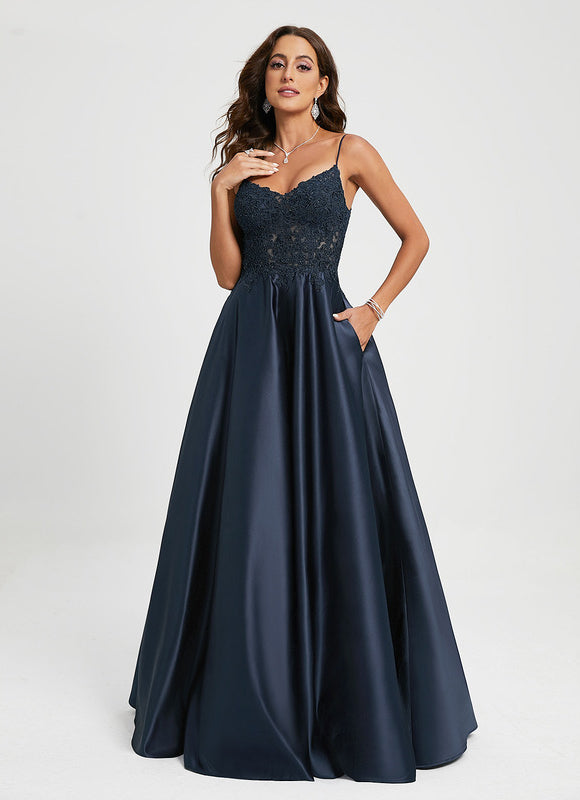 Robe de Soirée Mystique Navale