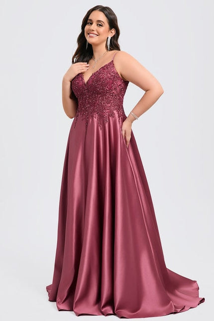 Robe de Soirée Satinée Éblouissante - gallery 7