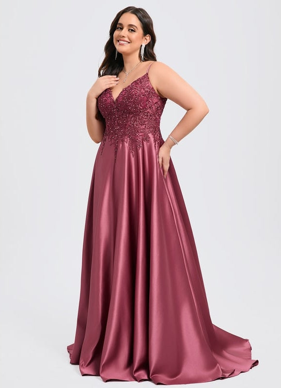 Robe de Soirée Satinée Éblouissante - gallery 7