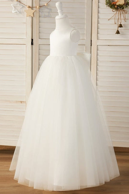 Robe de Soirée Satinée Enfant - gallery 2