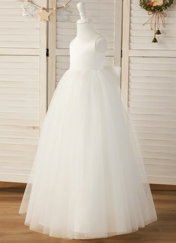 Robe de Soirée Satinée Enfant - gallery 2