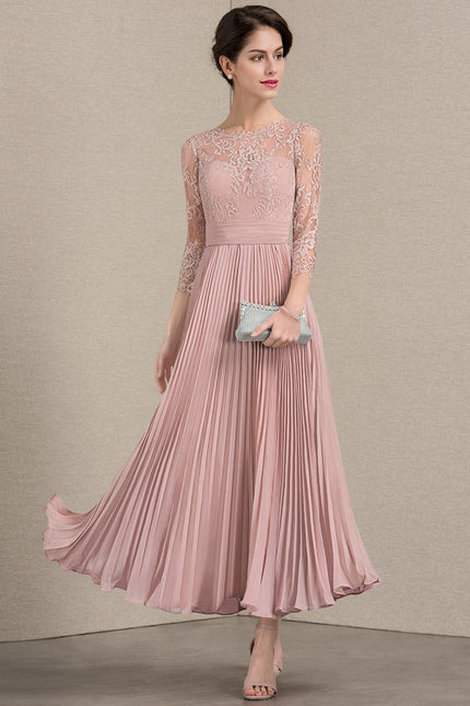 Robe de Soirée Élégante Rose