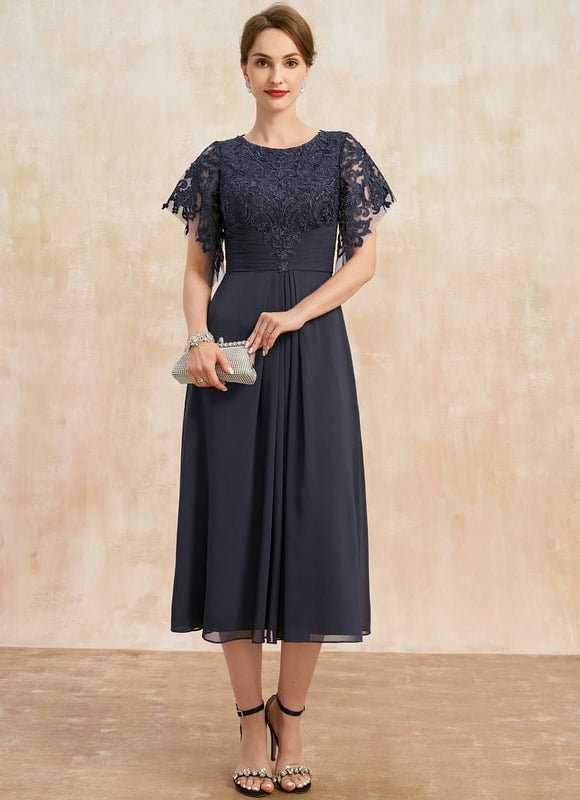 Robe de Soirée Sérénité Marine