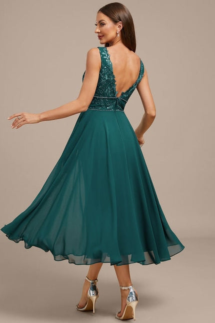 Robe de Soirée Vaporeuse Chic - gallery 6