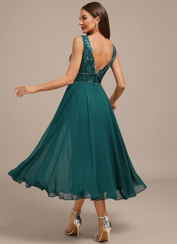 Robe de Soirée Vaporeuse Chic - gallery 6