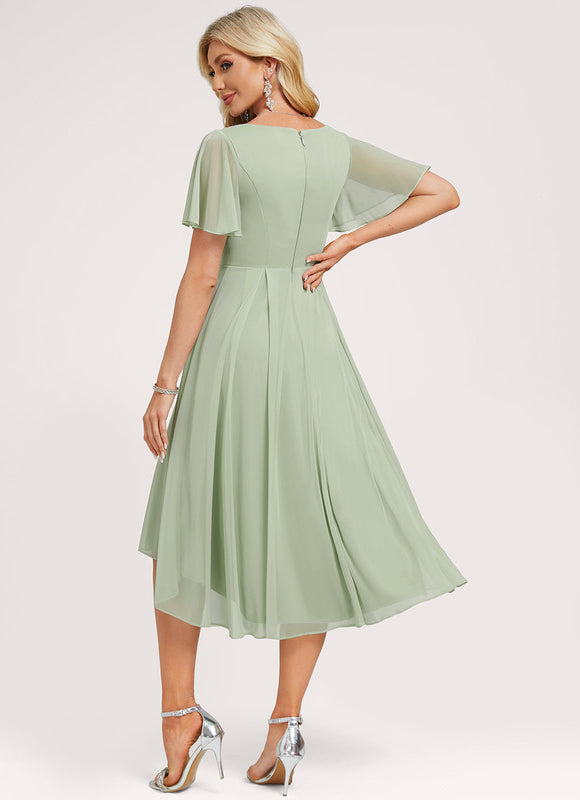 Robe de Soirée Verte Légèreté - gallery 5