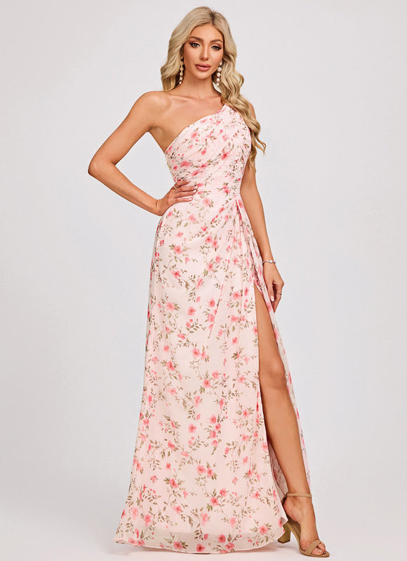 Robe de Soirée Asymétrique Fluide - gallery 2