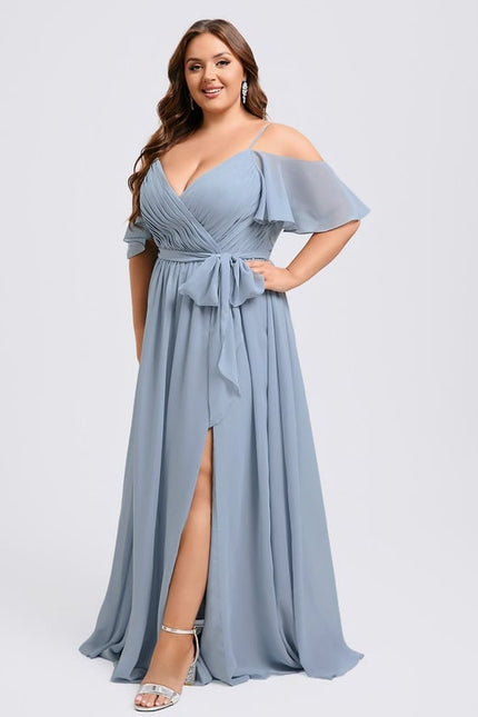 Robe de Soirée Légère Ciel - gallery 9